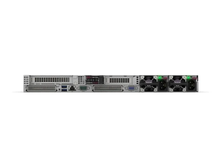 HPE ProLiant DL325 Gen11 - tył serwera, porty i redundantne zasilacze 2x1000W