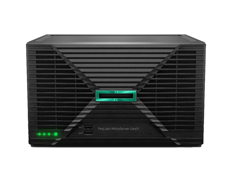 HPE ProLiant MicroServer Gen11 P87455-425 - widok z przodu.webp