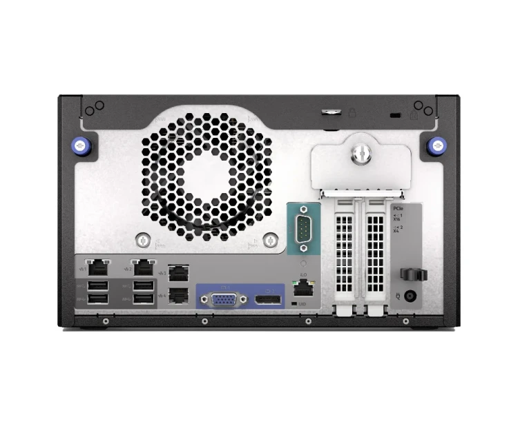 HPE ProLiant MicroServer Gen11 - porty i złącza z tyłu.webp
